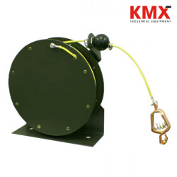 DELMACO DMI-50 VERDE/AMARILLO carrete antiestática verde con cable 15 mts recubierto DELMACO DMI-50 VERDE/AMARILLO carrete antiestática verde con cable 15 mts recubierto
