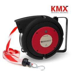 BRONCO SOTER SBR20 carrete barrera de seguridad con 20 mts de cinta roja/blanca BRONCO SOTER SBR20 carrete barrera de seguridad con 20 mts de cinta roja/blanca